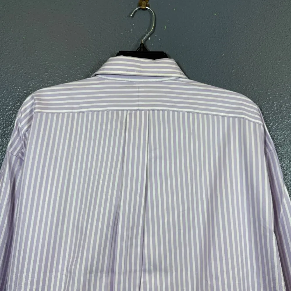 Ralph Lauren XXL men’s pink/white striped Kiawah long sleeve shirt NWT